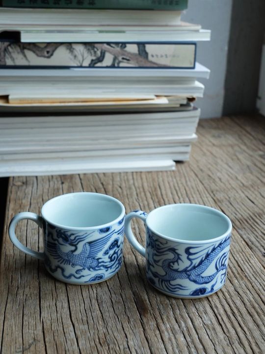 溪蘭仰元｜龙凤咖啡杯