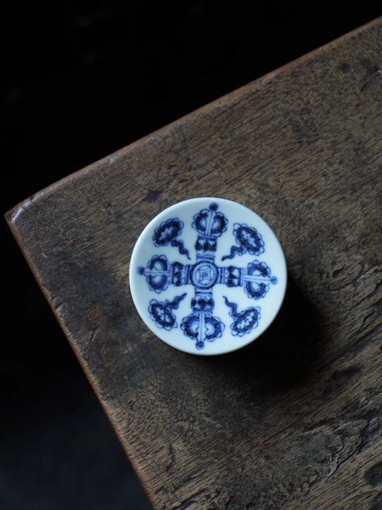 溪蘭仰元｜十字宝杵纹