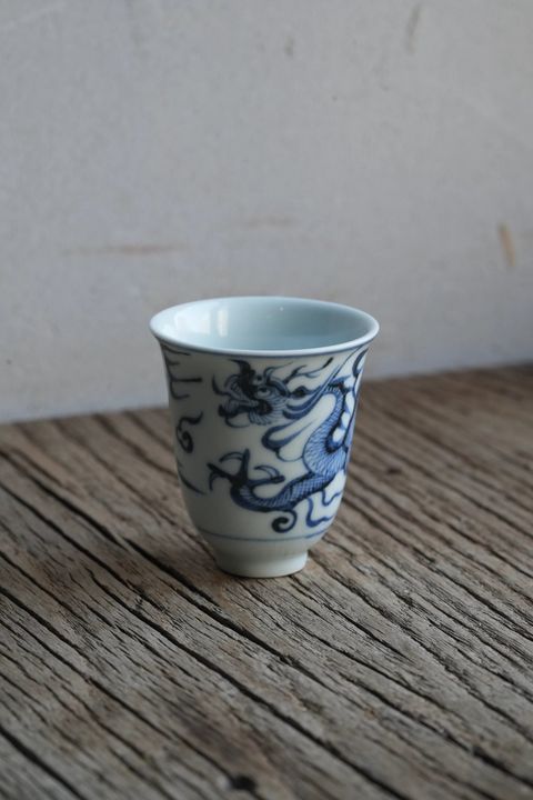 溪蘭仰元｜龙纹闻香杯（小）